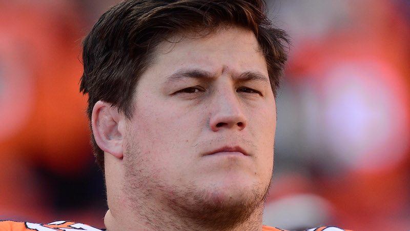 Patriots offensive lineman James Ferentz