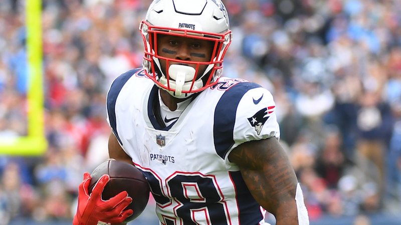 Patriots running back James White