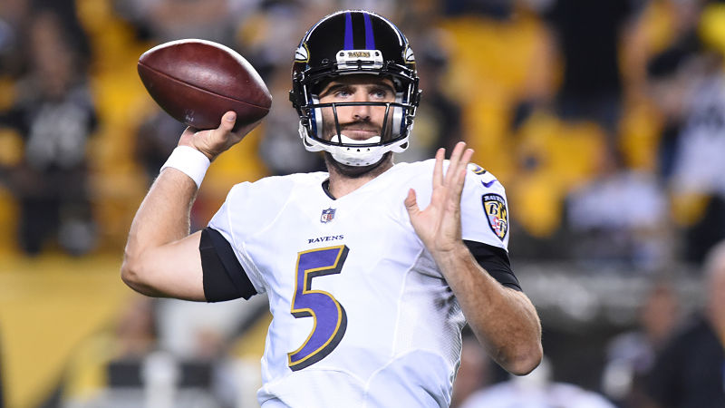 Baltimore Ravens quarterback Joe Flacco