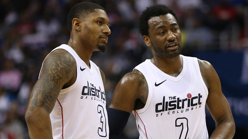 Washington Wizards guards John Wall and Bradley Beal