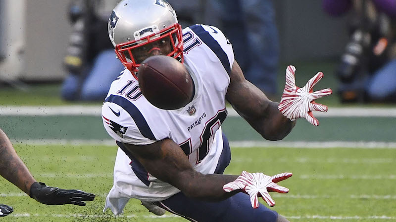 Patriots wide receiver Josh Gordon
