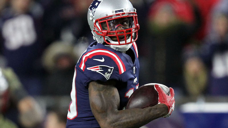 Patriots wide receiver Josh Gordon