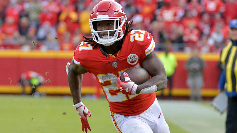 Kansas City Chiefs running back Kareem Hunt