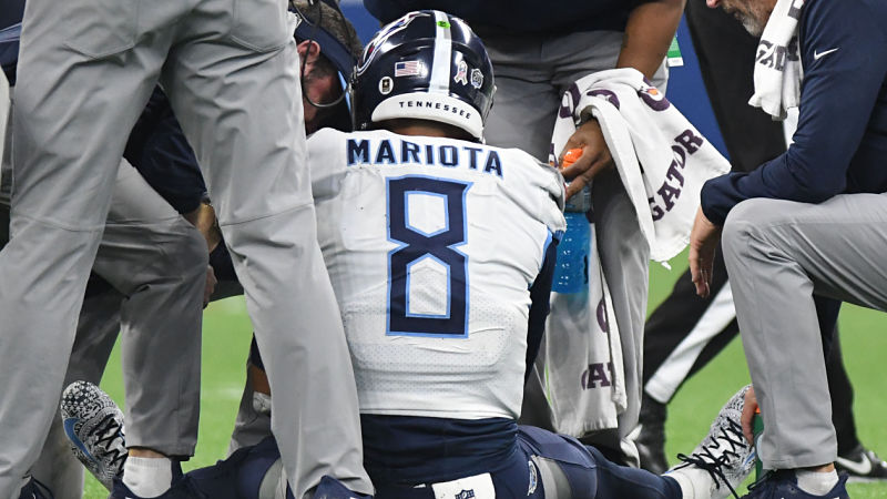 Tennessee Titans quarterback Marcus Mariota