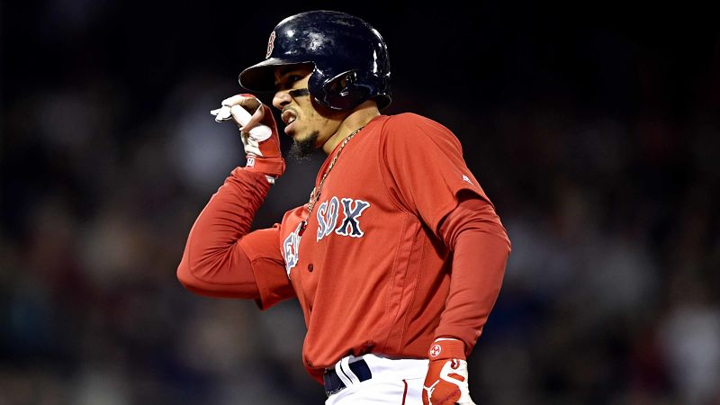 Boston Red Sox right fielder Mookie Betts