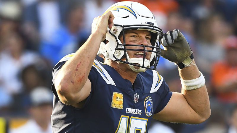 Los Angeles Chargers quarterback Philip Rivers