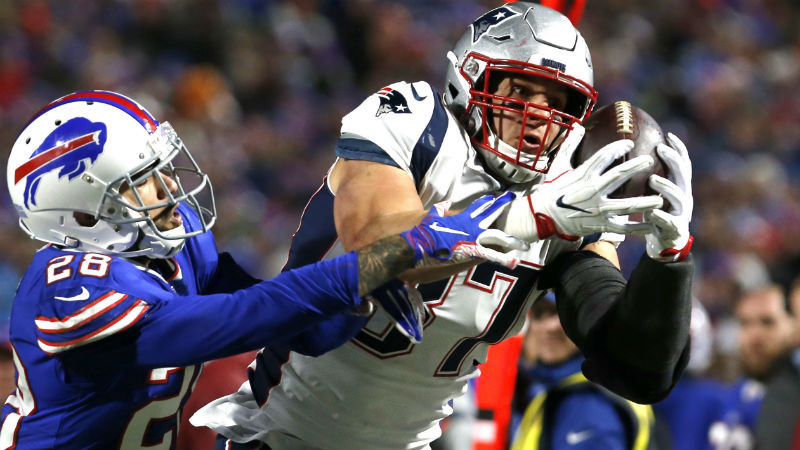 Former New England Patriots tight end Rob Gronkowski