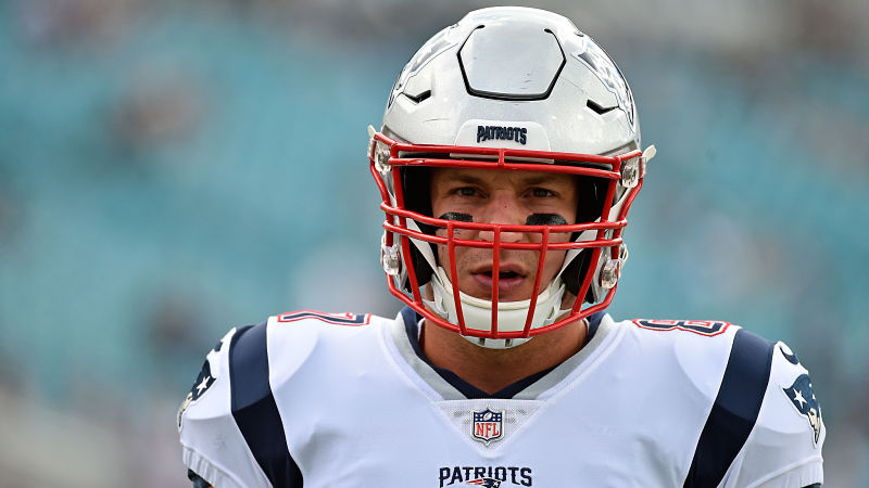 New England Patriots tight end Rob Gronkowski