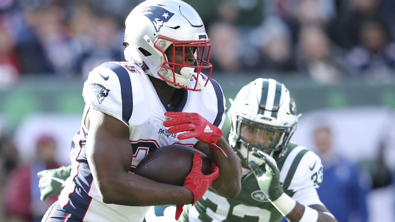 New England Patriots running back Sony Michel