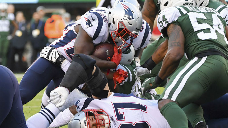 New England Patriots running back Sony Michel