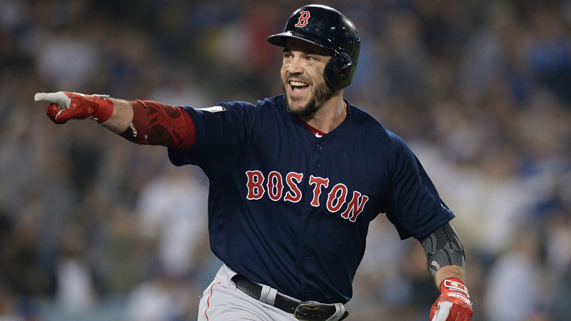 Boston Red Sox first baseman Steve Pearce