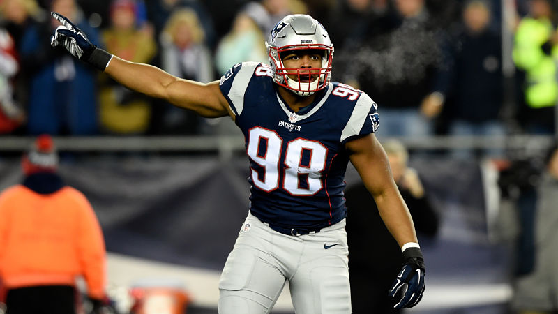 New England Patriots defensive end Trey Flowers