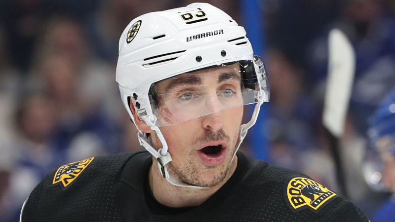 Boston Bruins winger Brad Marchand