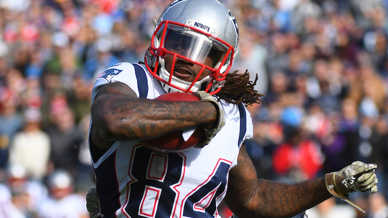 Patriots wide receiver Cordarrelle Patterson