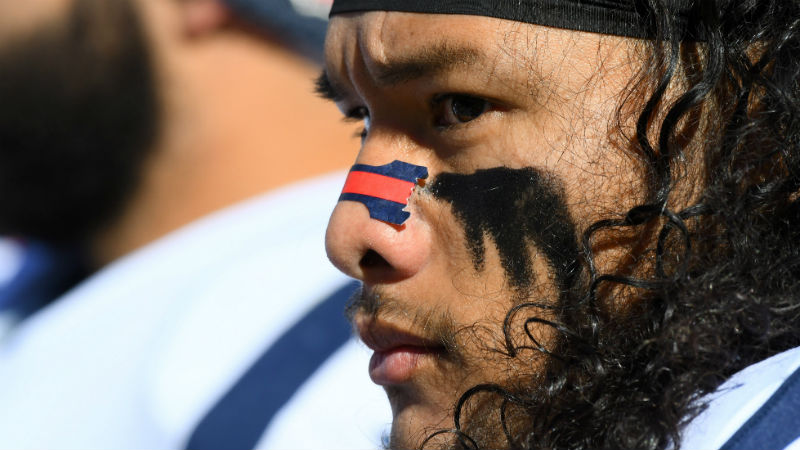 New England Patriots defensive tackle Danny Shelton