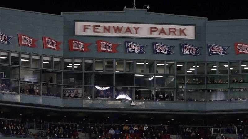 Fenway Park press box