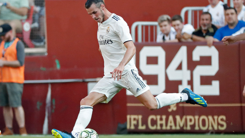 Real Madrid forward Gareth Bale