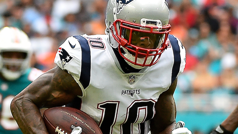 Patriots wide receiver Josh Gordon