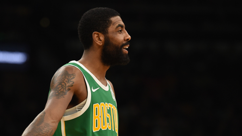 Boston Celtics point guard Kyrie Irving