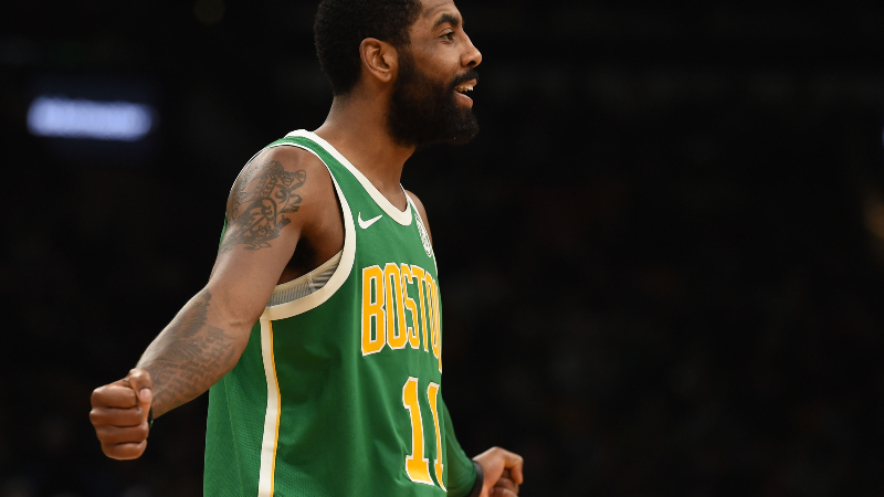 Boston Celtics guard Kyrie Irving