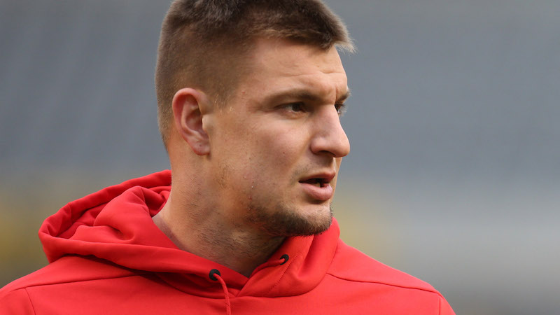 Patriots tight end Rob Gronkowski