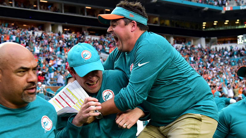 Miami Dolphins head coach Adam Gase