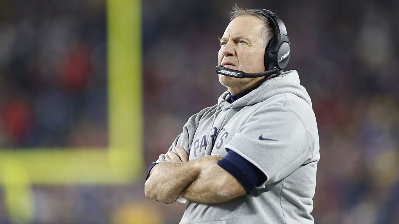 New England Patriots head coach Bill Belichick