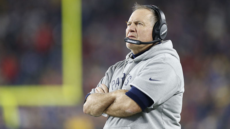 New England Patriots head coach Bill Belichick