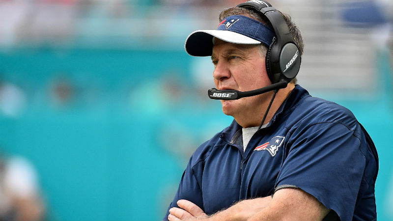 New England Patriots head coach Bill Belichick
