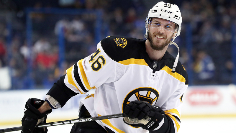 Boston Bruins Center David Krejci