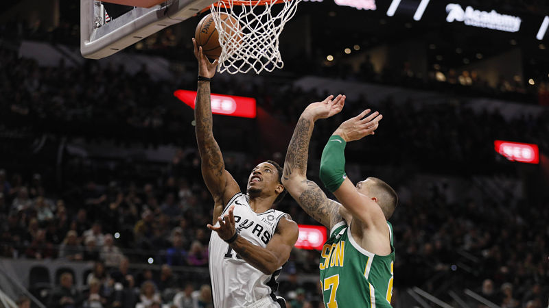 San Antonio Spurs shooting guard DeMar DeRozan