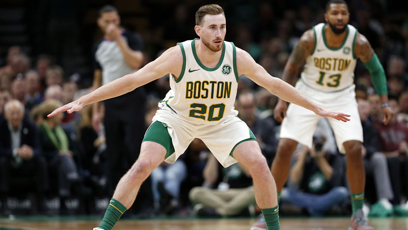 Boston Celtics forward Gordon Hayward