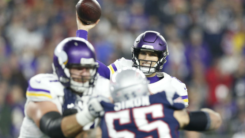 Minnesota Vikings quarterback Kirk Cousins