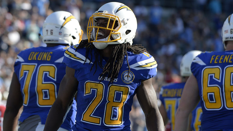 Los Angeles Chargers running back Melvin Gordon
