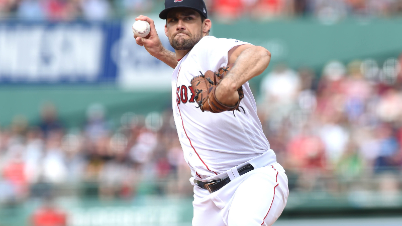 Boston Red Sox starting pitcher Nathan Eovaldi