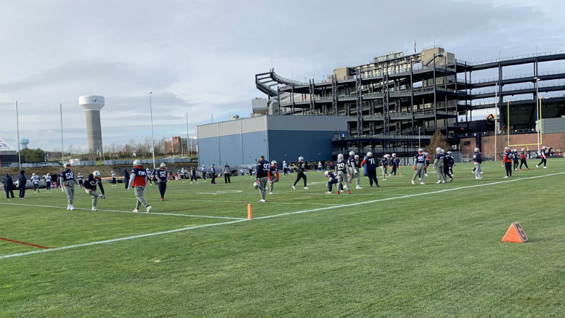 Patriots practice