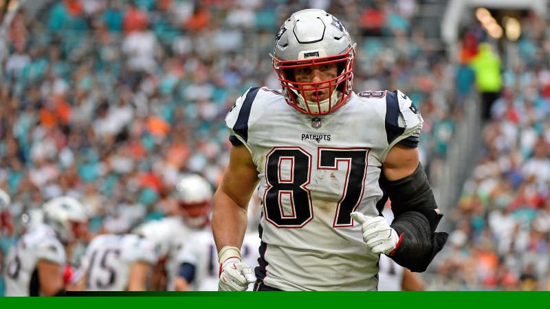 New England Patriots Tight End Rob Gronkowski