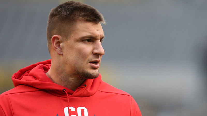 New England Patriots tight end Rob Gronkowski
