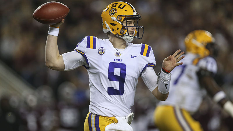 LSU quarterback Joe Burrow