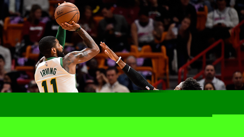 Boston Celtics point guard Kyrie Irving