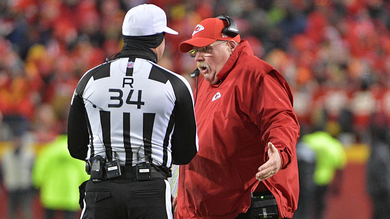 Kansas City Chiefs head coach Andy Reid