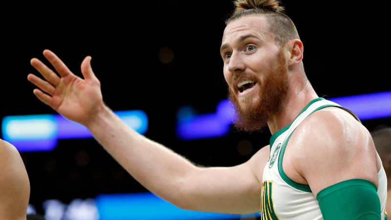 Boston Celtics center Aron Baynes