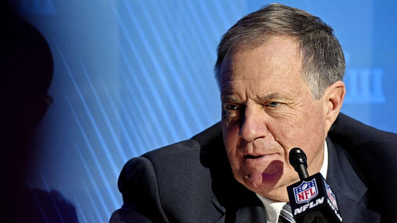 New England Patriots head coach Bill Belichick
