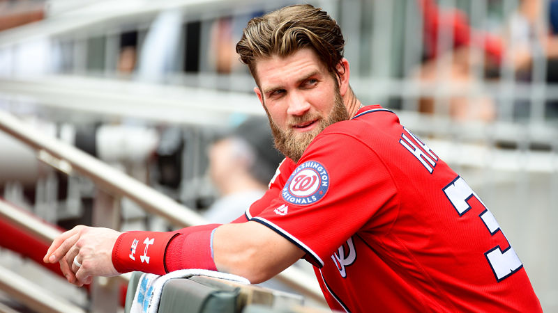 MLB outfielder Bryce Harper