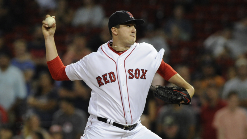 Boston Red Sox pitcher Carson Smith