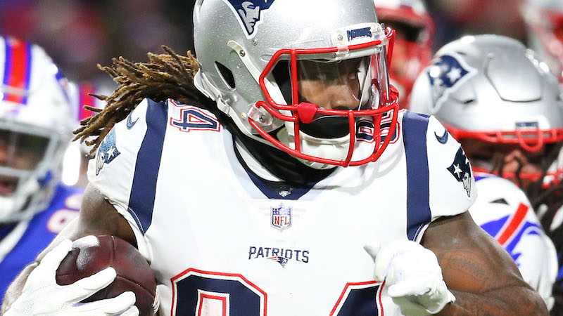 Patriots running back Cordarrelle Patterson