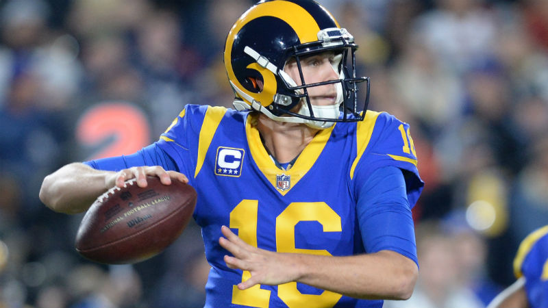 Los Angeles Rams quarterback Jared Goff