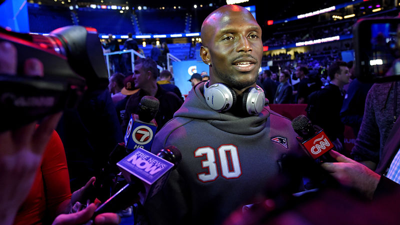 New England Patriots defensive back Jason McCourty