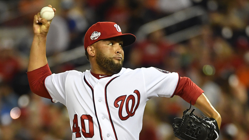 Washington Nationals reliever Kelvin Herrera