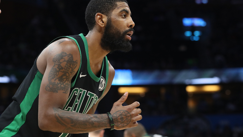 Boston Celtics guard Kyrie Irving